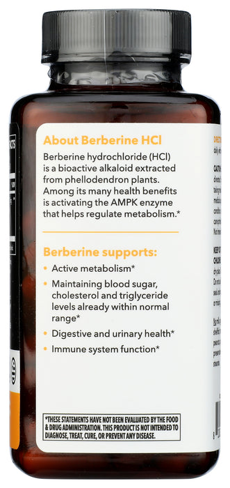 Berberine HCI, 1000mg, 90 vcap