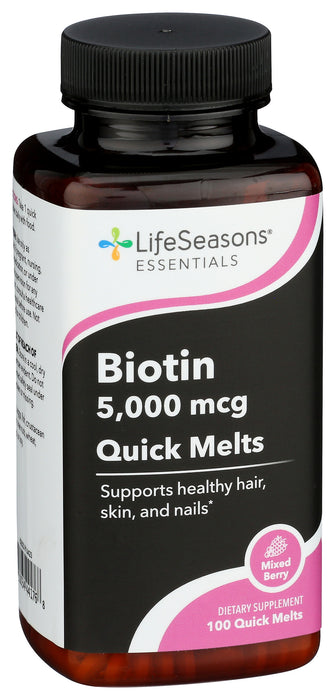 Biotin, 5000mcg, 100 melts