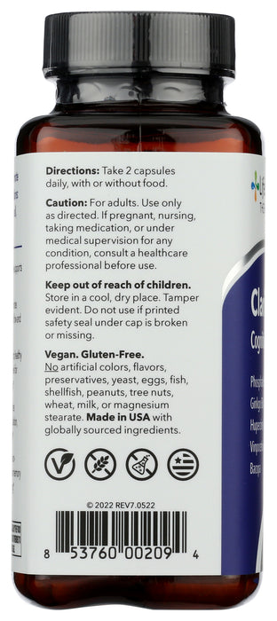 Clari-T Cognitive Support, 60 vcap