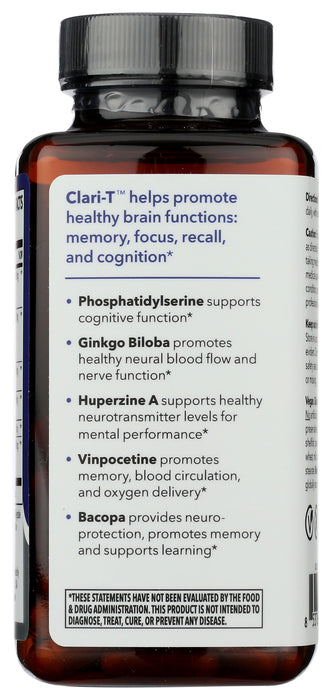 Clari-T Cognitive Support, 60 vcap