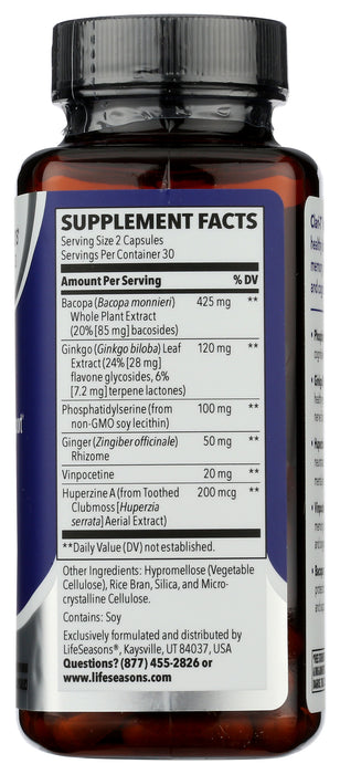 Clari-T Cognitive Support, 60 vcap