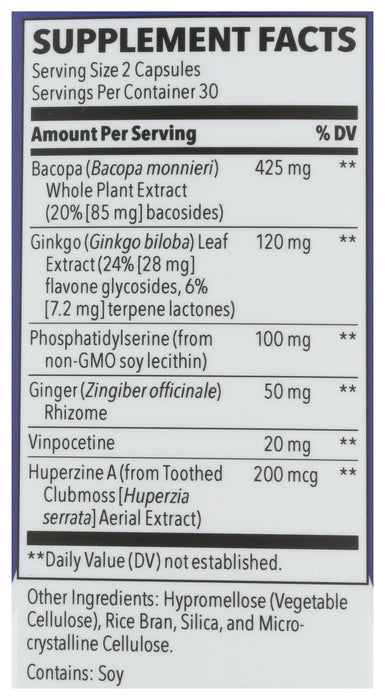 Clari-T Cognitive Support, 60 vcap