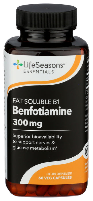 Fat Soluble B1 Benfotiamine, 300mg, 60 vcap