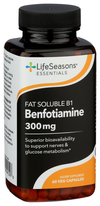Fat Soluble B1 Benfotiamine, 300mg, 60 vcap