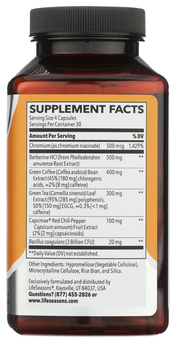 GLP-1 Support w/ Berberine HCI, 120 vcap