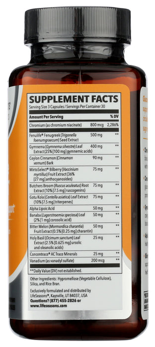 Glucose Stabili-T Blood Sugar Support, 90 vcap