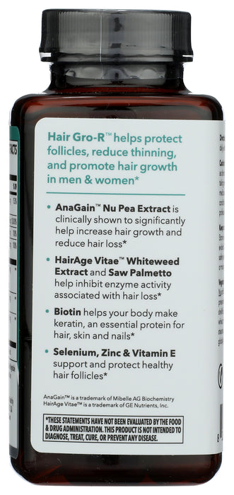 Hair Gro-R, 60 vcap