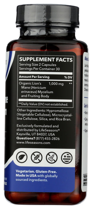 Lion's Mane Mushroom, 1000mg, 60 vcap