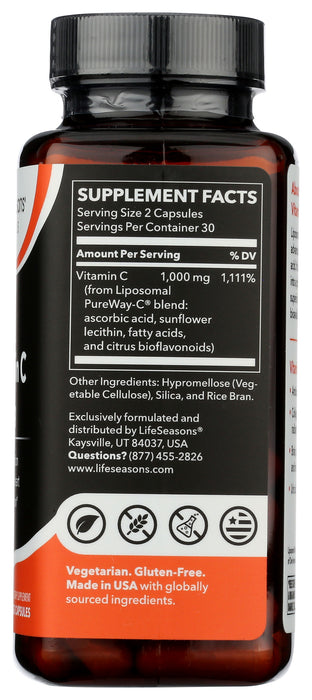 Liposomal Vitamin C 1000mg, 60 vcap
