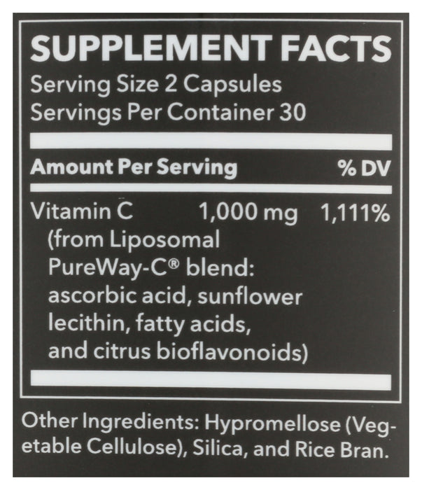 Liposomal Vitamin C 1000mg, 60 vcap