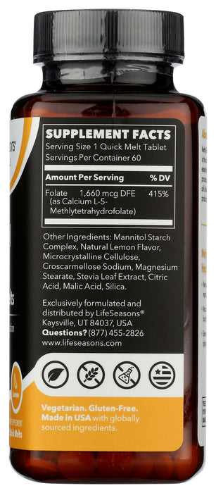 Methyl Folate, 60 melts