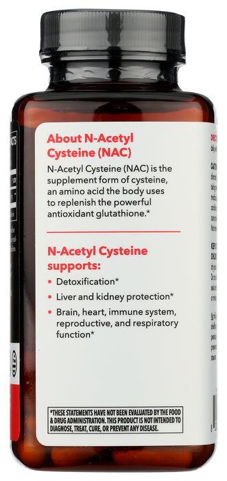 N-Acetyl Cysteine, 750mg, 60 vcap