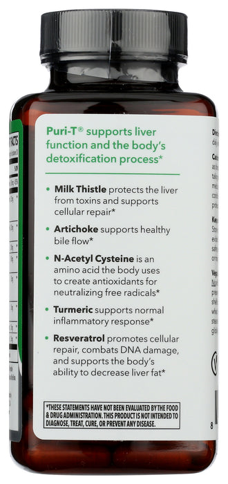 Puri-T Liver Support, 60 vcap