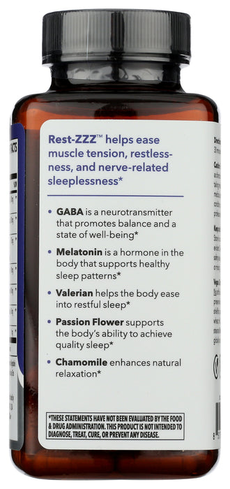 Rest-ZZZ Sleep Support, 60 vcap