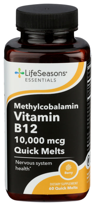 Vitamin B12, 10000mcg, 60 melts
