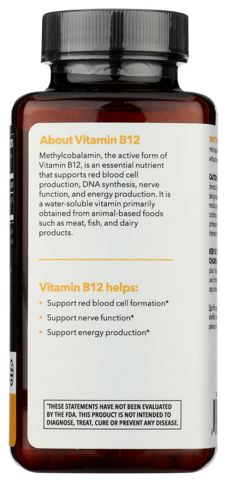 Vitamin B12, 10000mcg, 60 melts