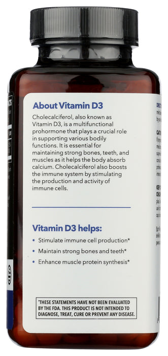 Vitamin D3, 25mcg, Lemon, 100 melts