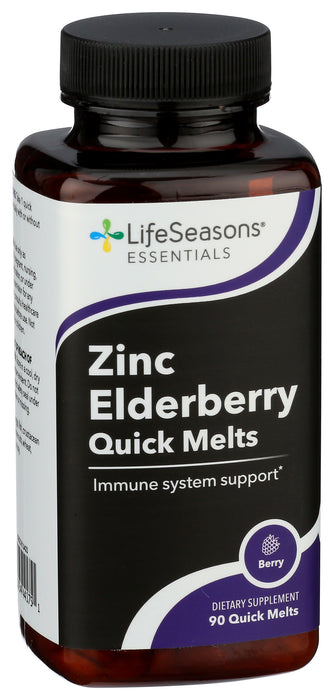 Zinc Elderberry Immune Support, 90 melts