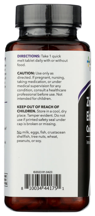 Zinc Elderberry Immune Support, 90 melts