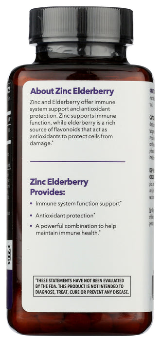 Zinc Elderberry Immune Support, 90 melts
