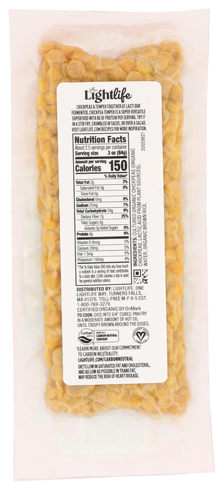 Organic Chickpea Tempeh, 7 oz