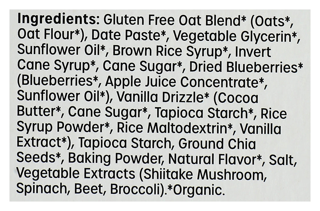 Soft Baked Oat Bars, Blueberry, Org, 5.3 oz