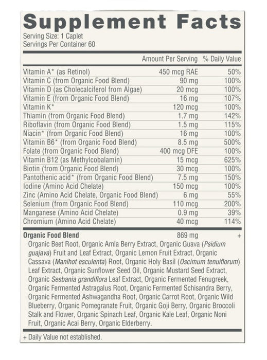 Organic Multivitamin Men's 50+, 60 capl
