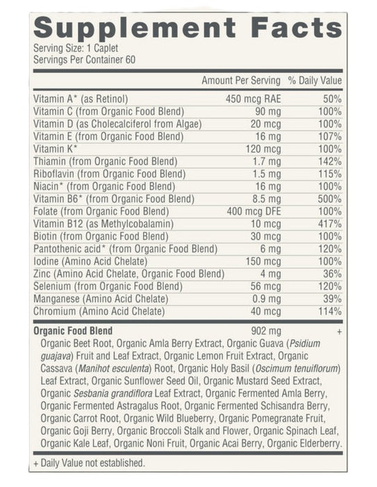Organic Multivitamin Men's, 60 capl