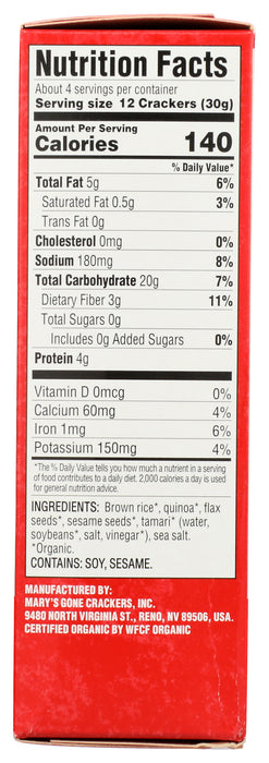 Original Crackers, Org, Org GF, 4 oz