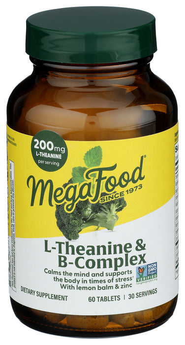 L-Theanine & B-Complex 200mg, 60 tab