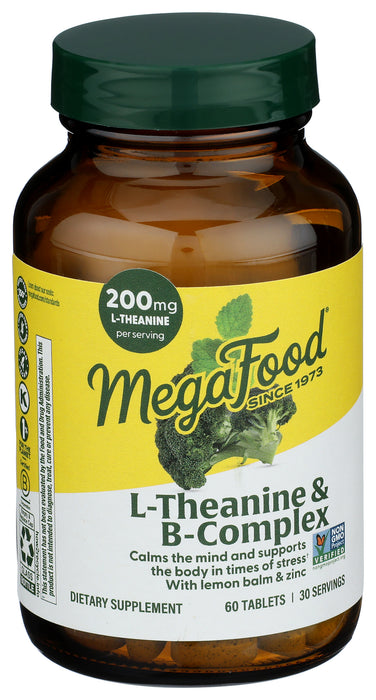 L-Theanine & B-Complex 200mg, 60 tab