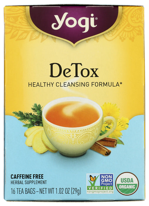 Detox Tea, Org, 16 tbag