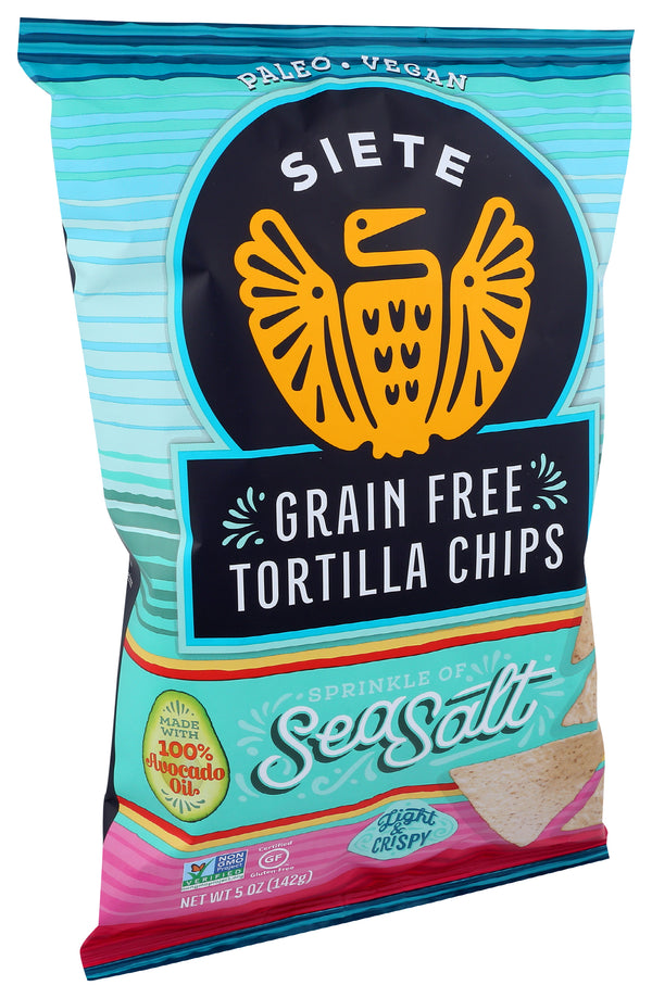 Tortilla Chips Grain Free, Sea Salt, 5 oz