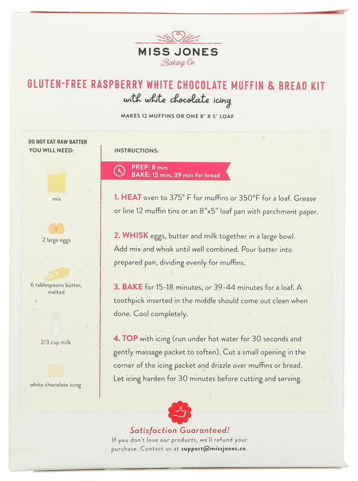 Raspberry & White Chocolate Muffin & Bread Kit, 14.9 oz