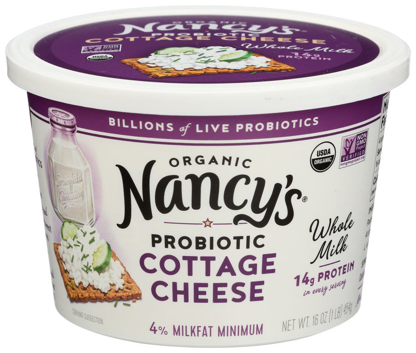 Probiotic 4% Cottage Cheese, Org, 16 oz