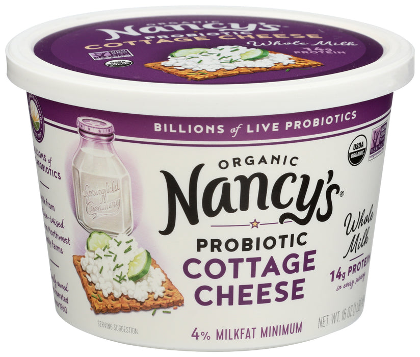 Probiotic 4% Cottage Cheese, Org, 16 oz