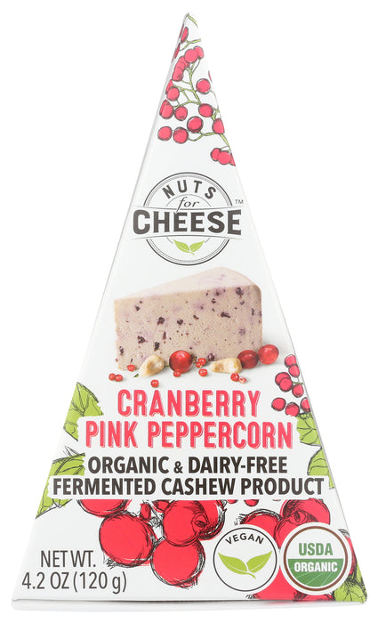 Cranberry Pink Peppercorn DF Cheese, Org, 4.2 oz
