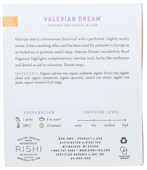 Valerian Dream Tea, 15 tbag