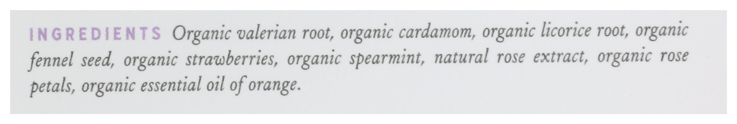 Valerian Dream Tea, 15 tbag