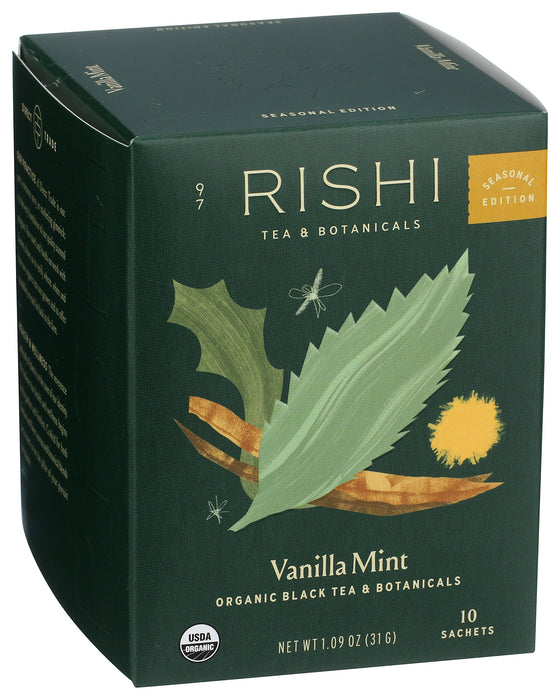 Vanilla Mint Tea, Org,  1.05 oz