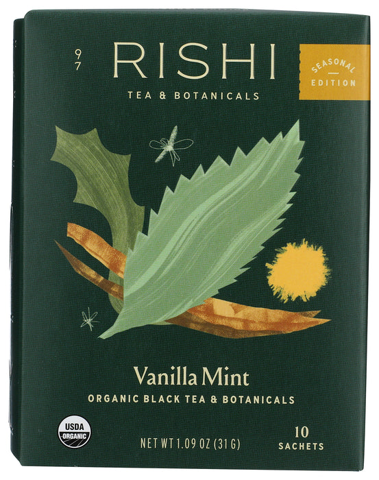 Vanilla Mint Tea, Org,  1.05 oz