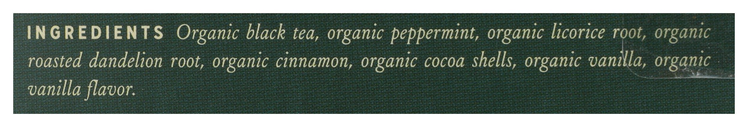 Vanilla Mint Tea, Org,  1.05 oz