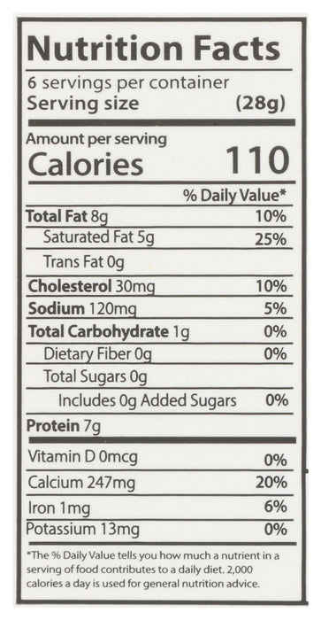 Raw Goat Milk Cheddar, 6 oz