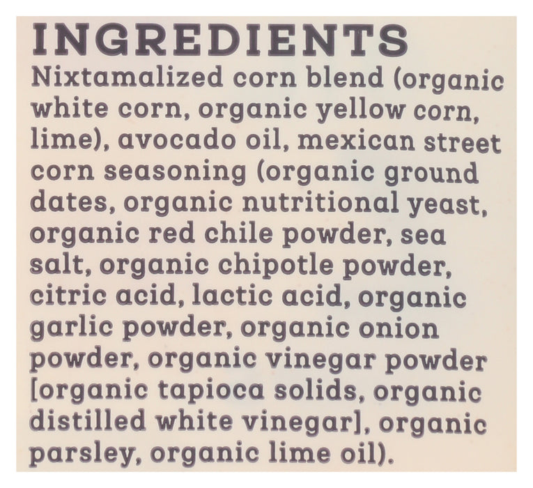 Avocado Oil Corn Tortilla Chips, Street Corn, GF, 7.5 oz