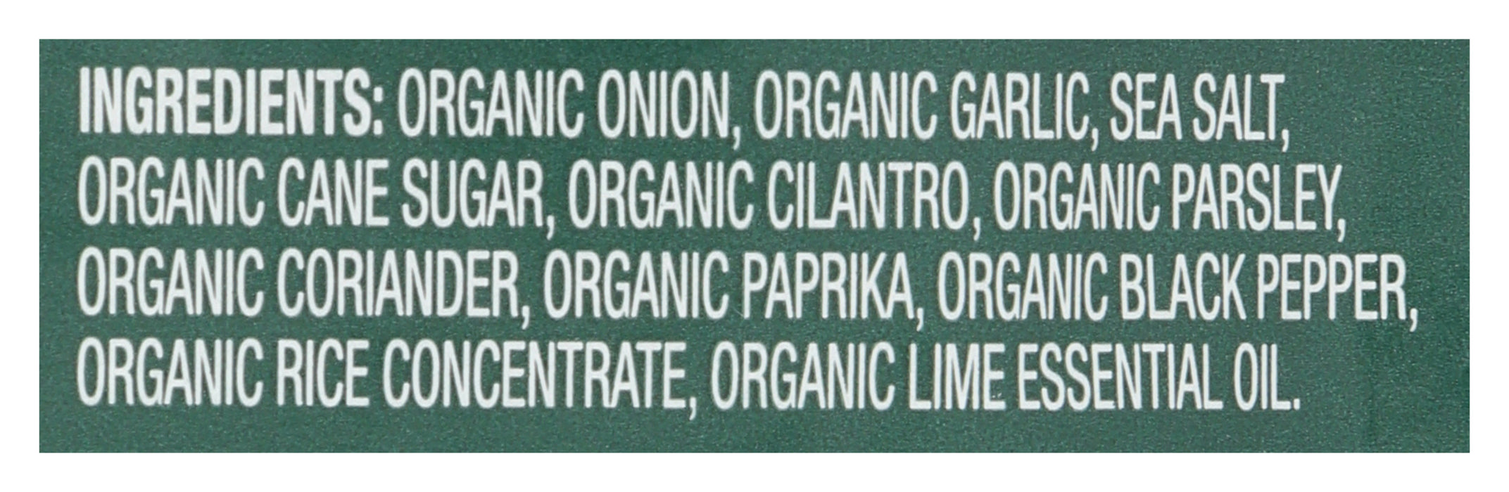Cilantro Lime Seasoning Mix, Org GF, .71 oz