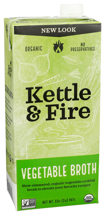 Vegetable Broth, Org, 32 oz