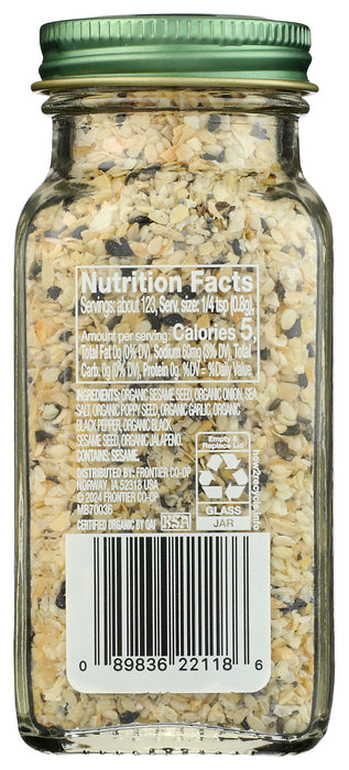 Everything Jalapeno Seasoning, Org, 3.46 oz