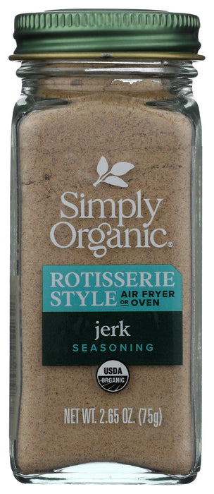 Jerk Rotisserie Seasoning, Org, 2.65 oz