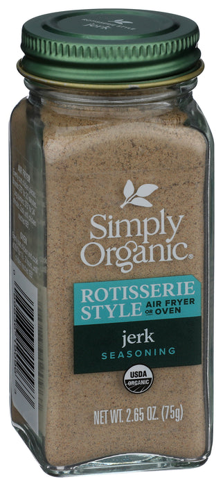 Jerk Rotisserie Seasoning, Org, 2.65 oz