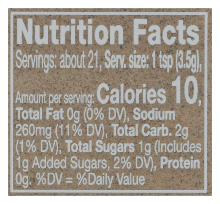 Jerk Rotisserie Seasoning, Org, 2.65 oz